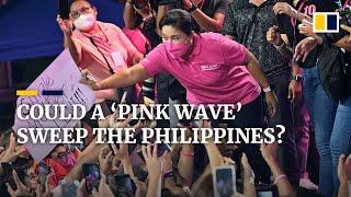 ‘Pink wave’ sweeps the Philippines as incumbent vice-president Leni Robredo vies for top post