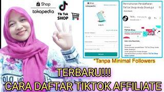 TERBARU!! CARA DAFTAR TIKTOK AFFILIATE