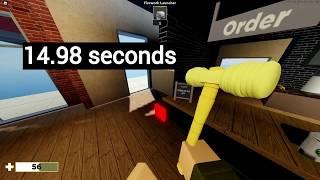 Coffee Quest Speedrun 14.98 (Former World Record) | Roblox Arsenal