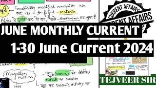 June Current Affairs 2024 || Monthly Current