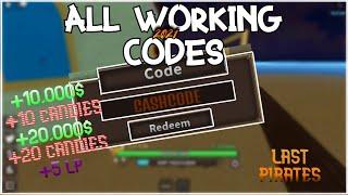 ALL WORKING CODES IN LAST PIRATES 2021! | ROBLOX