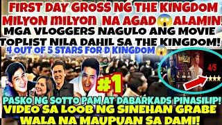 TAPOS NA LABANFIRST DAY GROSS NG D KINGDOM PUMALO NA SA MILYONVIDEO SA LOOB NG SINEHAN PUNONG PUNO