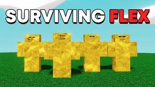 We SURVIVED The Flex Glove | Roblox Slap Battles