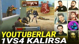 YOUTUBERLAR 1vs4 KALIRSA / MEZARCI, DOCH, BARIŞ G, ERSİN YEKİN, VURAL ÜZÜL, DWOZ, KOZMİK KARINCA