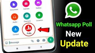 WhatsApp Poll Update | WhatsApp Voting Poll Feature | WhatsApp New Update | WhatsApp New Features