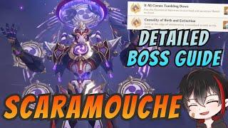 Scaramouche FULL BOSS GUIDE - Genshin Impact Version 3.2 Weekly Boss