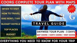 COORG Tour Guide 2023 | Coorg Tourist Places | Things To Do In Madikeri | 3 Days Itinerary