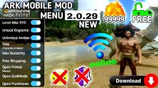 Ark Mobile Online Mod apk 2.0.29 || 10 + 14 Working God of God  Only Free, God Console Unlimited