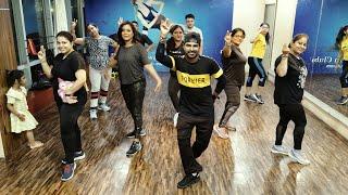 Dhana gharwali song style zumba fitness dance choreography by SHYAM