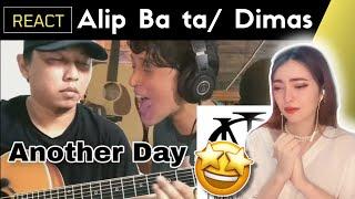 Reacting to Dream Theater - Another day ( Acoustic Cover ) Alip ba ta ft Dimas Senopati