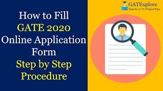 How to Fill GATE 2020 Application Form Step by Step Procedure l Apply Now l Registration Starts