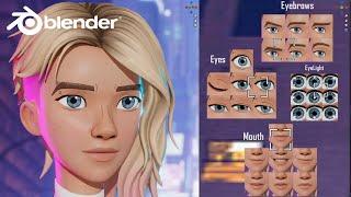 Shape Key Selector Addon for Facial Animation in Blender