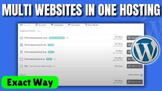 How to add multiple domain website with one hosting 2025 | Host Multi website