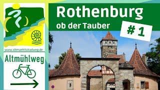 AltmühltalRadweg 1▶ Rothenburg ob der Tauber, Colmberg, Leutershausen [ Radtouren Radreisen ]
