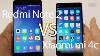 Xiaomi mi 4c vs Xiaomi redmi note 2