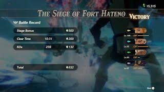 Hyrule Warriors: Age of Calamity - Hardest Challenge: The Siege of Fort Hateno (VERY HARD Mode)