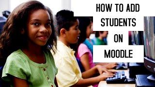 How to manually  add students on moodle|Teach online #virtual class room #teachers