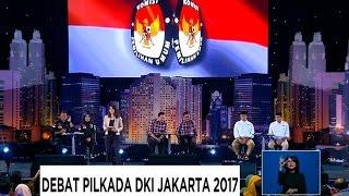 Debat Pilkada DKI Jakarta 2017 - AHY - Sylvi, Ahok - Djarot, Anies - Sandi