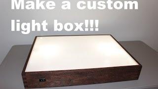 How to build a light box!