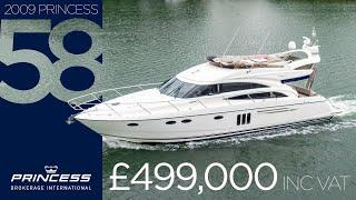 2008 (2009 Model) Princess 58 'Enzo' FOR SALE in Swanwick, UK