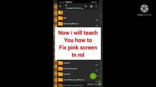 HOW TO FIX PINK SCEEN MOBILE LEGENDS!!