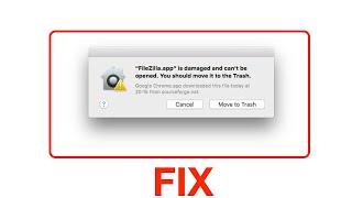 App Is Damaged And Can’t Be Opened On Mac Fix