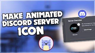 How to make an animated discord server icon | PIN TECH |