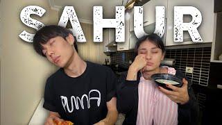 SAHUR VLOG (YANIK PİZZA YEDİK) ASİY&MERBE