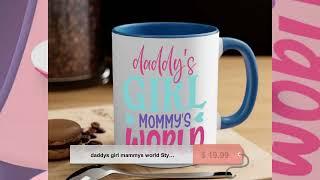 daddys girl mammys world Style 269#- baby2-Mug / Coffee Cup