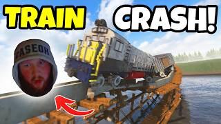 Doing EVERYTHING I CAN To DESTROY The TRAIN BRIDGE! - Teardown