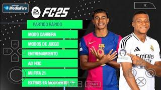 YA SALIO NUEVO FIFA 14 MOD FC 25 PPSSPP ANDROID FICHAJES Y KITS 24-25, MODO CARRERA, TEXTURAS HD