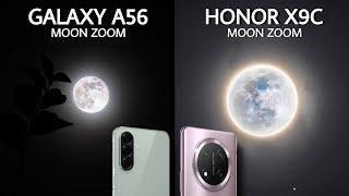 Samsung Galaxy A56 5G Vs Honor X9C 5G Moon Zoom Test