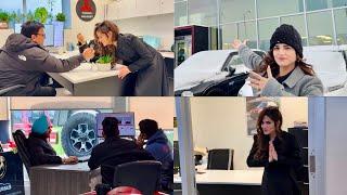 OUR WORK ROUTINE In CANADA|| FIRST SNOW ️|| OFFICE TOUR || INDIA DI TYARI || @JassArsh