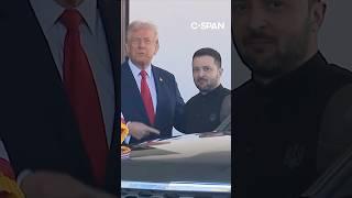 President Trump welcomes Ukrainian President Volodymyr Zelensky to the White House