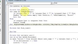 Add Edit Delete Records in Visual Basic 6 and MS Access