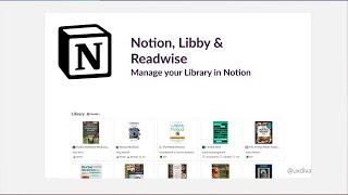 Your library with Notion, Readwise, and Libby