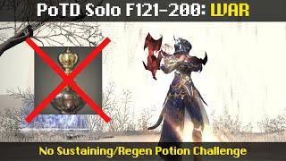 PoTD WAR Solo - No Sustaining Potion Challenge - F121-200 (6/23/24 | 6.58)