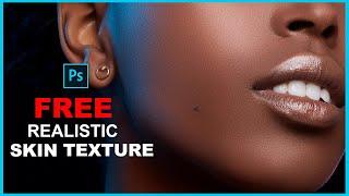 How to Create Realistic Skin Texture + Free Skin Texture | Photoshop Tutorial