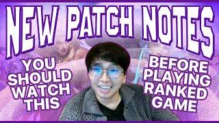 OHMYV33NUS PATCH NOTES REVIEW | WATCH THIS BEFORE PLAYING RANKED GAME!