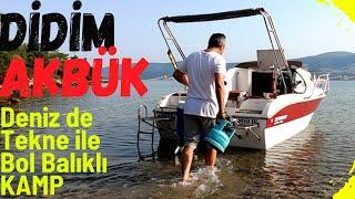 ANTENLİ MERCAN, Karagöz, Çupra, Bol Balıklı, Deniz de Tekne İle Balık Avı Kampı. Süperboat Hippo