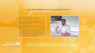 Vorstand, Mitgliederversammlung & Co. - Die Organe des Vereins