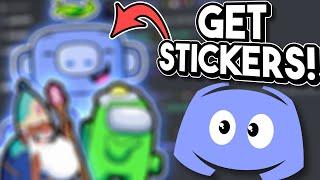 How to UNLOCK exclusive DISCORD STICKERS!