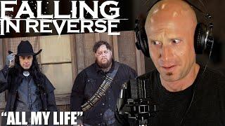 Country Metal is a Thing Now?! Falling In Reverse - "All My Life" Reaction & Analysis