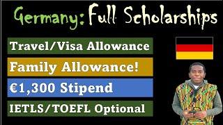 Everything Covered with Family Allowance! Full MSc & PhD Scholarships in Germany: DAAD EPOS 2024