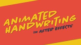 Animated Handwriting (Draw On Effect) | After Effects Tutorial