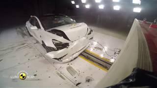 Euro NCAP Crash & Safety Test of Tesla Model 3-2019-Best in Class-Large Family Car/Hybrid & Electric