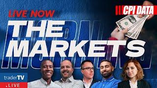 The Markets: MorningJuly 11 Live Trading June CPI at 830 ET! $TSLA $DAL $PFE $NVDA $QS  (Live)
