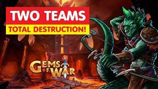 Gems of War Huntmaster Arborius 2 Killer Teams! Guild Wars Explore 12 PVP!