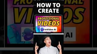 How To Create Professional Videos InVideo AI (2024) #shorts