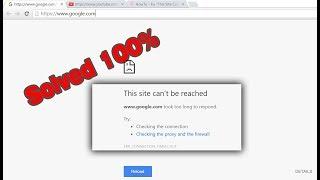 [Solved 100%] This Site Can’t be Reached ERR Connection Timed Out